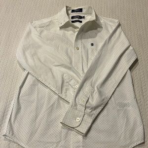 Izod Long Sleeve Button Up Shirt For Boys. Size 10-12.